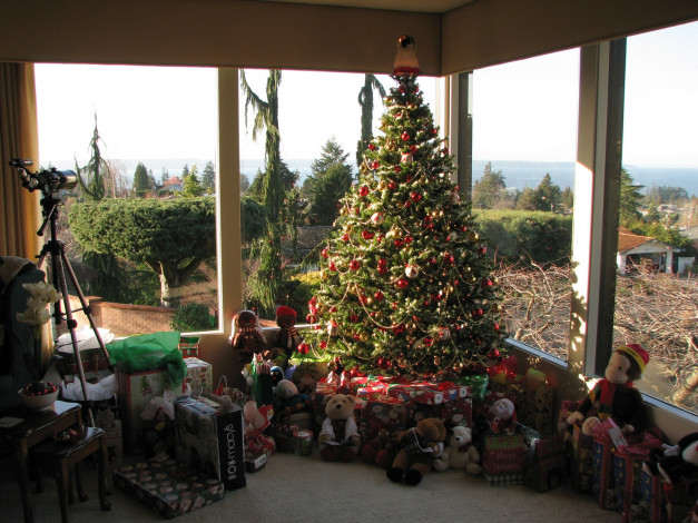 Обои картинки фото праздничные, Ёлки