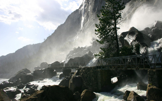 Обои картинки фото природа, водопады