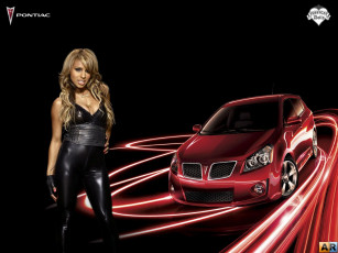 Картинка автомобили авто девушками блондинка понтиак секси кожа