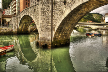 Картинка города мосты ondarroa