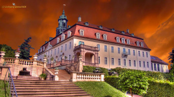 Картинка lichtenwalde города дворцы замки крепости германия саксония
