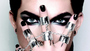 Картинка музыка adam lambert украшения макияж