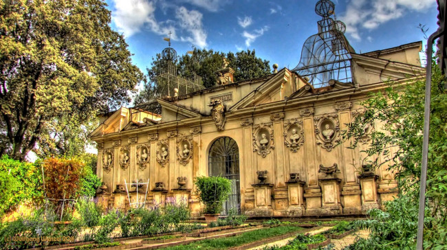 Обои картинки фото park, villa, borghese, города, рим, ватикан, италия, скульптура