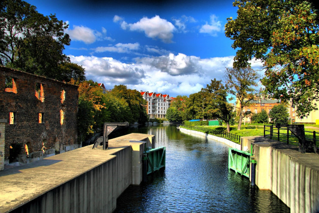 Обои картинки фото города, гданьск, польша, поморское, воеводство