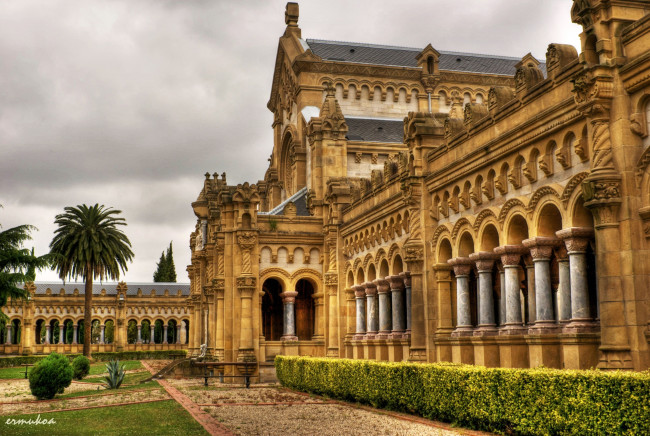 Обои картинки фото страна, басков, города, здания, дома, самудио