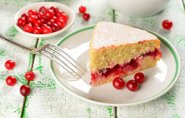 Картинка еда пирожные кексы печенье кусок клюква