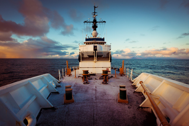 Обои картинки фото северный, ледовитый, океан, корабли, другое, arctic, ocean, палуба