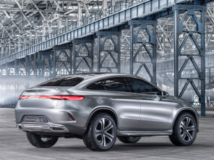 Картинка автомобили mercedes-benz серый 2014 suv concept coupе