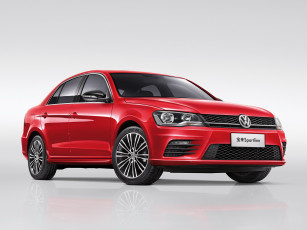 обоя автомобили, volkswagen, красный, 2014, sportline, bora