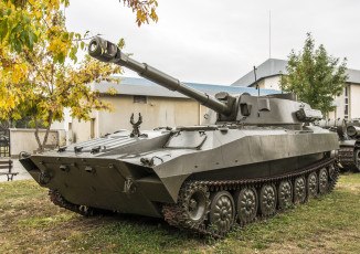 Картинка 2s1+gvozdika техника военная+техника вооружение музей