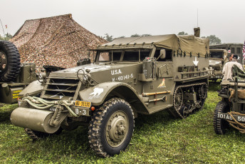 Картинка m5+half-track техника военная+техника вооружение музей