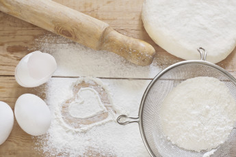 Картинка еда разное мука яйца тесто