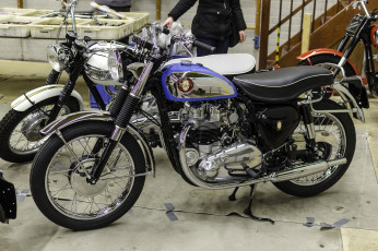 Картинка bsa+goldstar мотоциклы bsa история ретро автошоу выставка