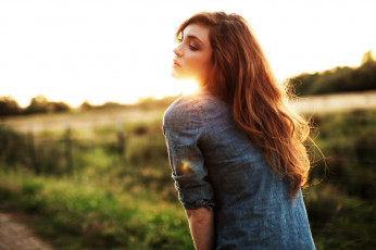 Картинка девушки -unsort+ рыжеволосые+и+другие свет