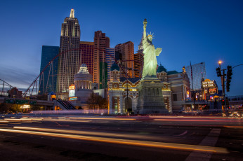 Картинка the+big+apple+ vegas+style города лас-вегас+ сша статуя казино ночь