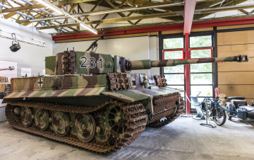 Картинка tiger техника военная+техника музей вооружение