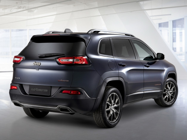 Обои картинки фото автомобили, jeep, темный, cherokee, 2014г, kl, concept, urbane