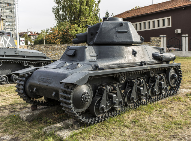 Обои картинки фото hotchkiss h 39, техника, военная техника, вооружение, музей