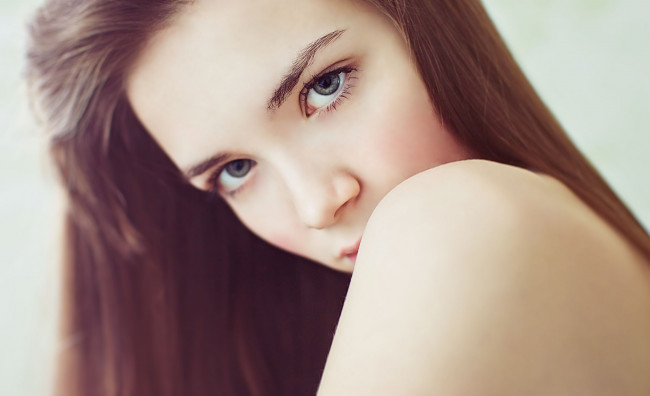 Обои картинки фото девушки, -unsort , лица,  портреты, взгляд