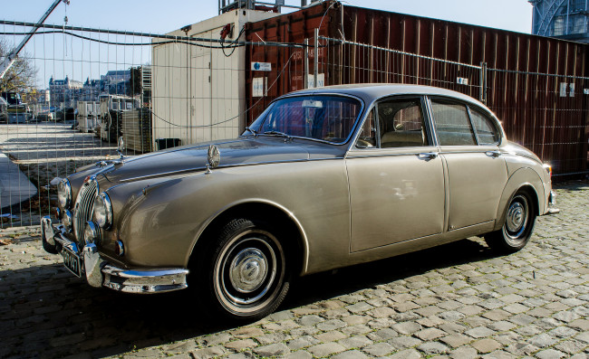 Обои картинки фото jaguar mk 2 3, 4 liter, автомобили, выставки и уличные фото, история, ретро, автошоу, выставка