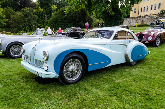 Обои картинки фото talbot-lago t 26 grand sport coupe saoutchik 1948, автомобили, выставки и уличные фото, история, ретро, автошоу, выставка
