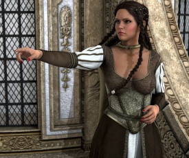 Картинка 3д+графика люди+ people фон взгляд девушка