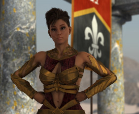 Картинка 3д+графика люди+ people взгляд девушка фон