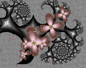 Картинка 3д+графика фракталы+ fractal узор фон цвета