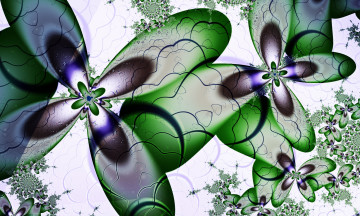 Картинка 3д+графика фракталы+ fractal узор фон цвета