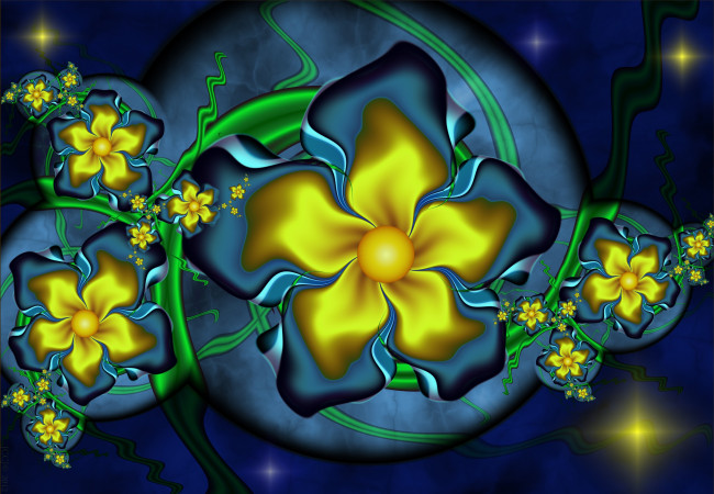 Обои картинки фото 3д графика, цветы , flowers, цвета, фон, узор