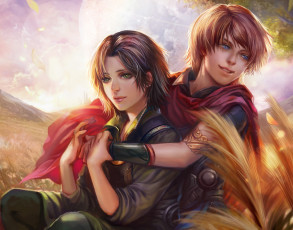 Картинка фэнтези люди парень пара девушка