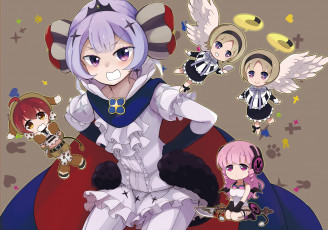 Картинка mahou+shoujo+madoka+magika аниме девушка взгляд фон