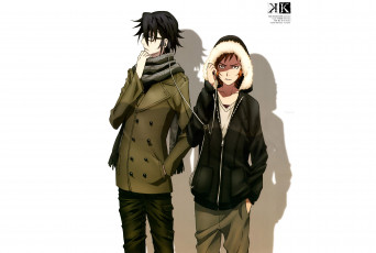 Картинка аниме k+project парни