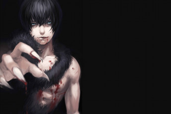 Картинка аниме katekyo+hitman+reborn хибари кёя