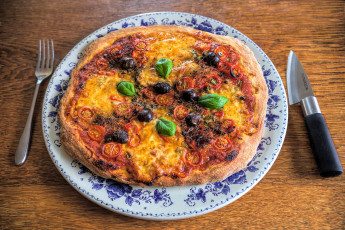 Картинка еда пицца снедь