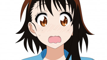 Картинка аниме nisekoi фон взгляд девушка