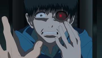 Картинка аниме tokyo+ghoul oriental by izzyl asiatic boy mirror asian manga tokyo ghoul fear ken kaneki strong japanese anime