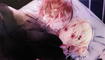 Картинка аниме diabolik+lovers двое