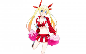 Картинка аниме nisekoi девушка взгляд фон