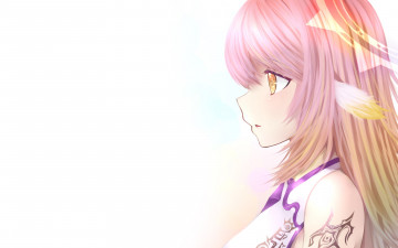 Картинка аниме no+game+no+life девушка фон взгляд