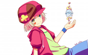 Картинка аниме no+game+no+life взгляд девушка фон