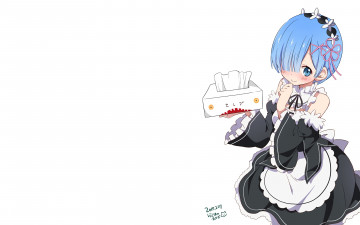 Картинка аниме re +zero+kara+hajimeru+isekai+seikatsu фон взгляд девушка