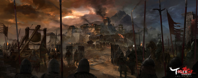 Обои картинки фото tiger knight,  empire war, видео игры, онлайн, empire, war, tiger, knight, ролевая, action