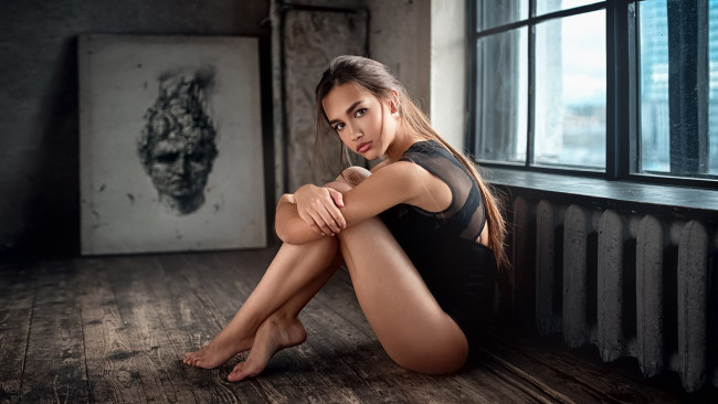 Обои картинки фото девушки, -unsort , брюнетки,  шатенки, анастасия, лис