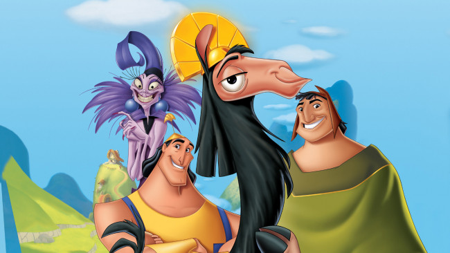 Обои картинки фото мультфильмы, the emperor`s,  new groove, персонажи