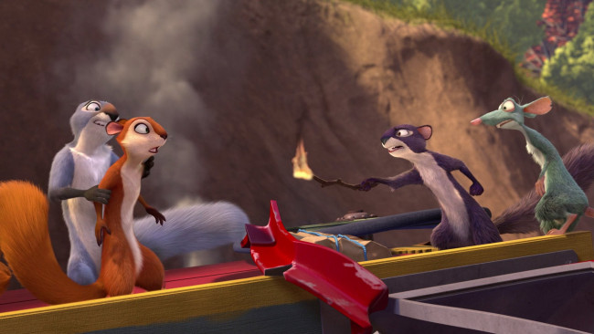 Обои картинки фото мультфильмы, the nut job, the, nut, job