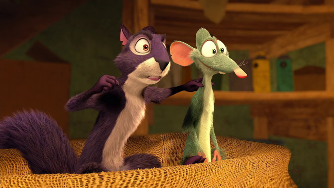 Обои картинки фото мультфильмы, the nut job, the, nut, job