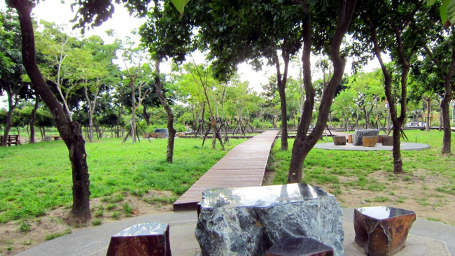 Обои картинки фото природа, парк, дорожка, деревья