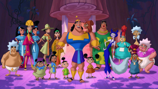 Обои картинки фото the emperor`s,  new groove, мультфильмы, персонажи