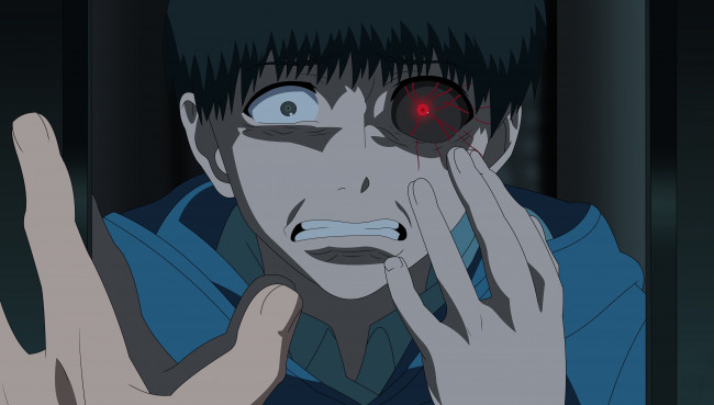 Обои картинки фото аниме, tokyo ghoul, oriental, by, izzyl, asiatic, boy, mirror, asian, manga, tokyo, ghoul, fear, ken, kaneki, strong, japanese, anime